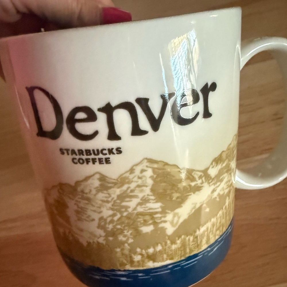Starbucks Denver City Mug | Colorado Mountain Design Coffee Cup